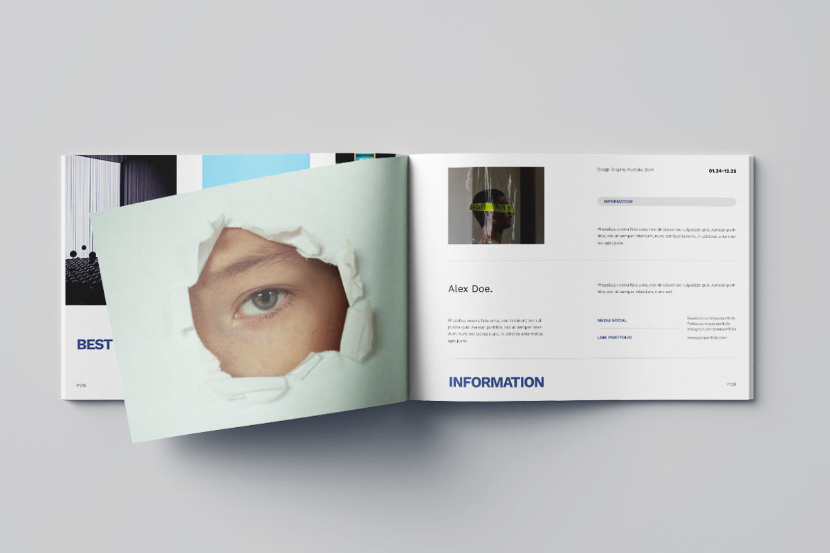 Graphic Design Portfolio Vol.19, a Brochure Template by Bewalrus Studio (Photo 9 of 11)