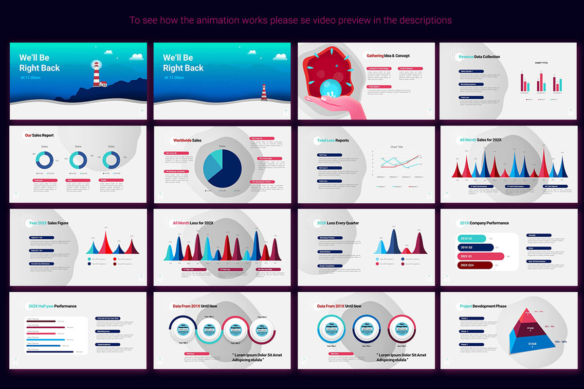 Animated PowerPoint Template, a Presentation Template by SCworkspace (Photo 7 of 25)