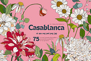 Floral modern vector poster patterns, a Decorative Illustration by Yuliya Derbisheva (Thumbnail 1 of 15)