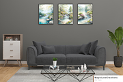 River Watercolor Landscape Print Art, a Poster Template by MagicLove Creations (Thumbnail 2 of 8)