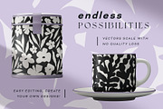 Abstract Botanical Vector Collection, a Decorative Illustration by rouxsupplyco (Thumbnail 9 of 13)