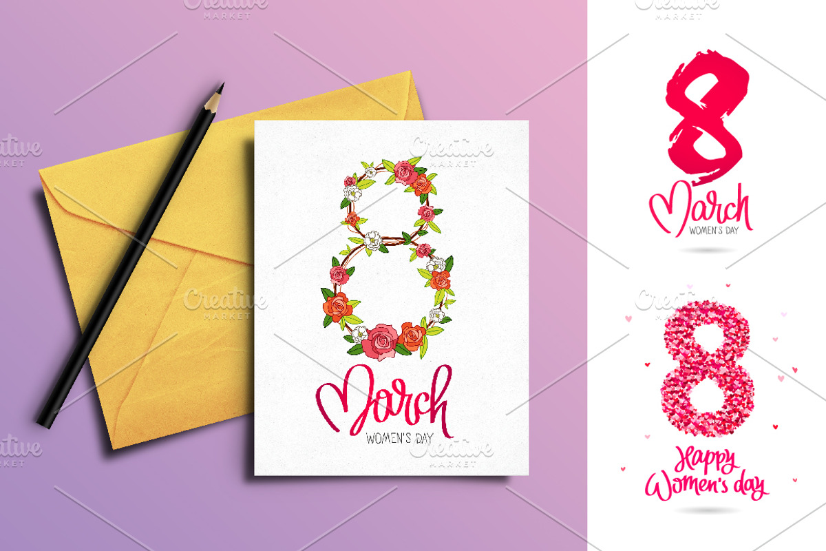 Happy Women's Day, a Seasonal Illustration by chekart (Photo 2 of 3)