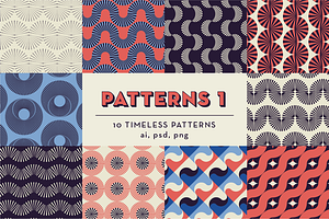 PATTERNS BUNDLE: 100 Geo Patterns