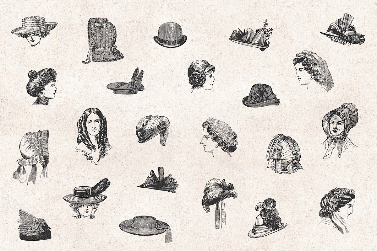 Ladies' Fashion Engravings, an Illustration by Graphic Goods (Photo 5 of 9)