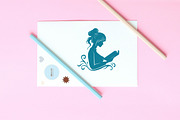 12 Girl Reading a Book Peacefully, an Illustration by jongcreative (Thumbnail 3 of 4)