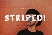 Stripiiera Font For Header, a Sans Serif Font by NadaNora (Thumbnail 1 of 4)