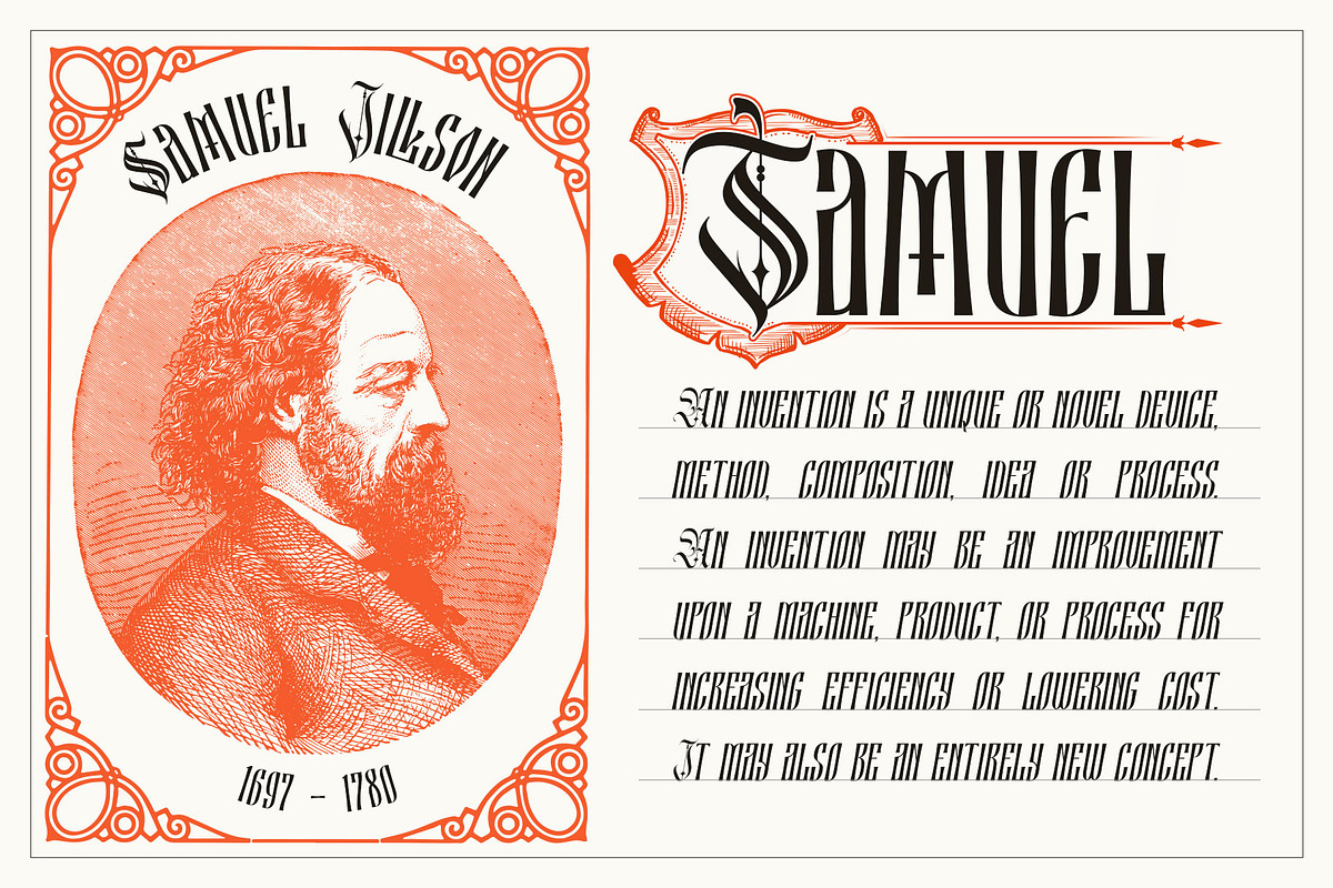 Runholdy Typeface, a Blackletter Font by alit design (Photo 10 of 15)