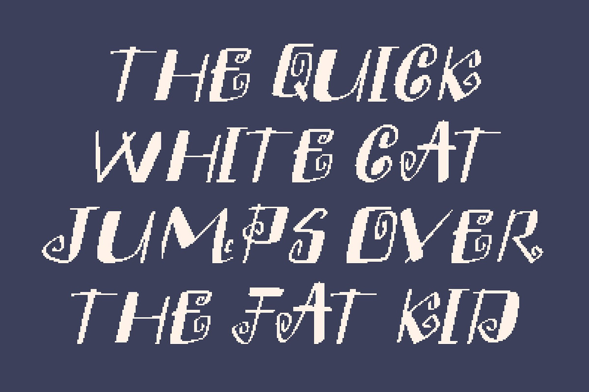 CS Bephyra Pixel, a Sans Serif Font by Craft Supply Co. (Photo 4 of 8)