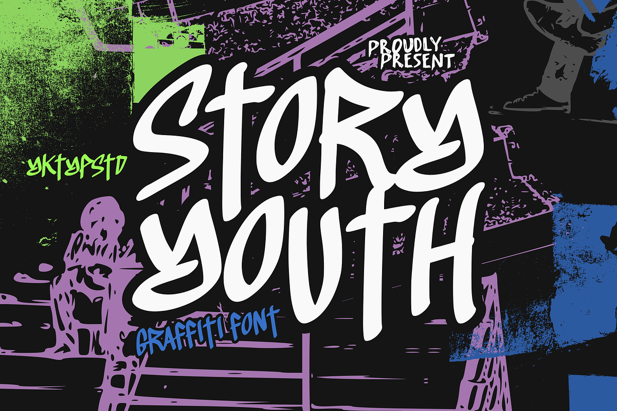 Storyyouth, a Handwritten Font by Yktypstd (Photo 1 of 7)