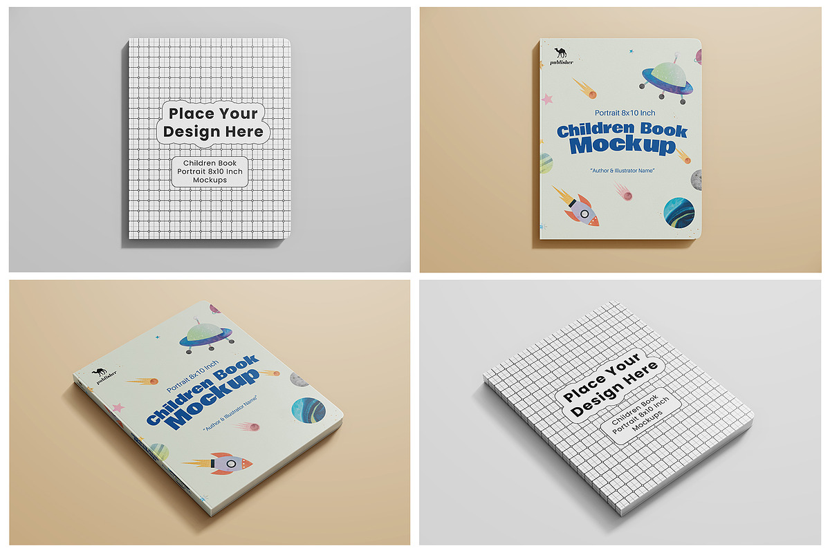 Children Book Mockup Set - 8x10 Inch, a Books & Magazine Mockup by Remnand Studio (Photo 7 of 12)