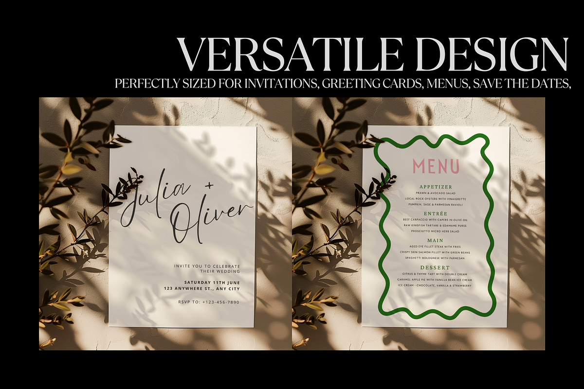 5x7 Invitation Mockup – Shadows, a Mockup by PhoebeCreates (Photo 4 of 6)