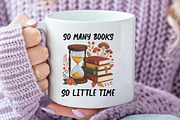 So Many Books Png Sublimation, an Illustration by Daily.Designs (Thumbnail 3 of 5)