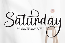 Saturday | Script Font
