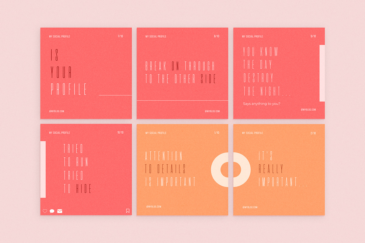 Canva Instagram Social Post Template, a Social Media Template by Catkie ...