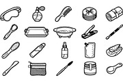Hand Drawn Spa Essentials Set, an Illustration by designvectx (Thumbnail 2 of 3)