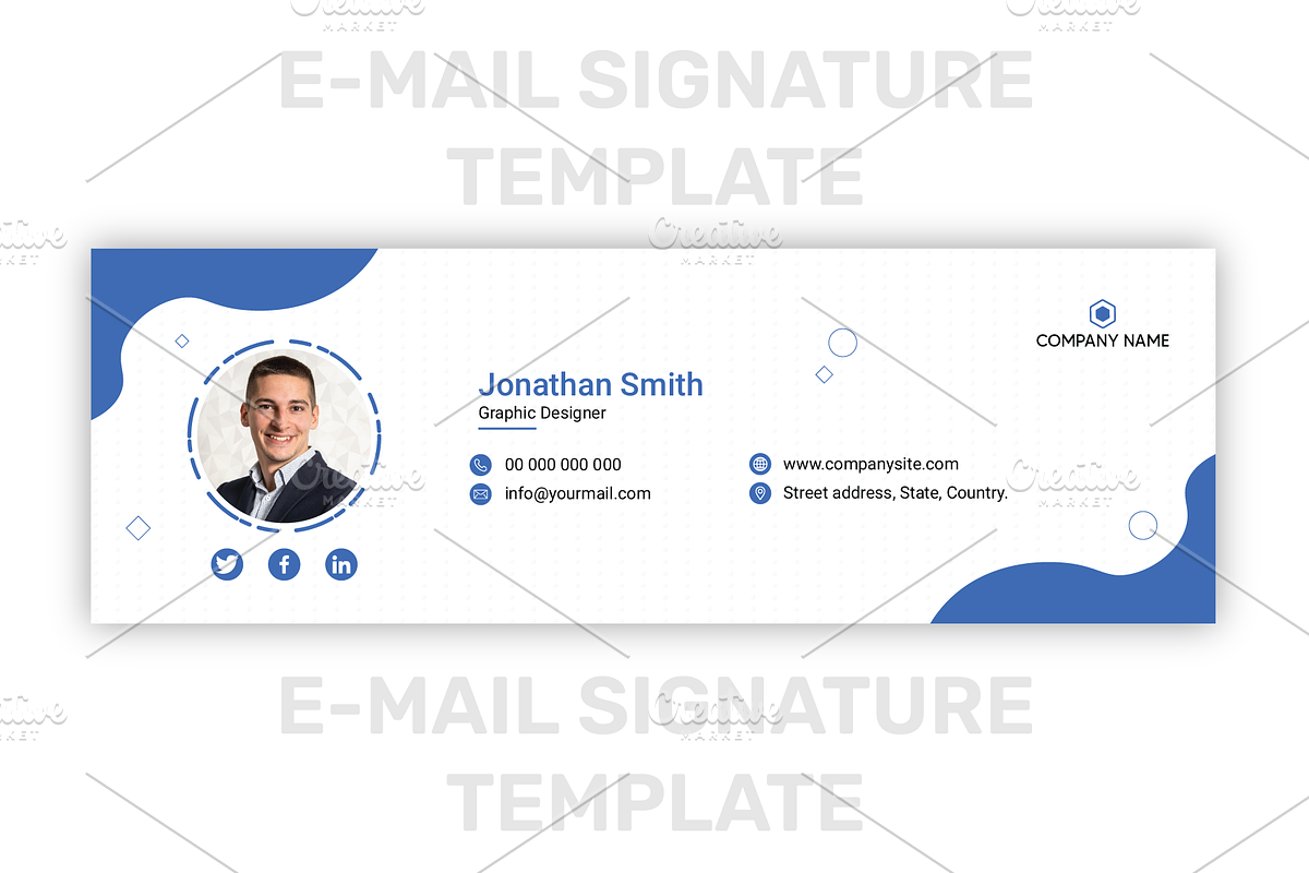 Corporate E-mail Signature Templates, an Email Template by creative_community (Photo 2 of 9)