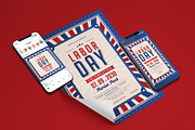 Labor Day Celebration Flyer Set, a Flyer Template by Totem Design Studio (Thumbnail 2 of 4)