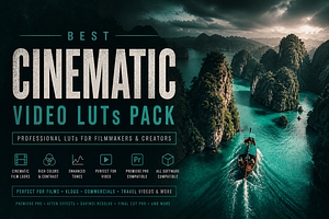 Best Cinematic Video LUTs Pack, a Preset Add-On by AAA Presets
