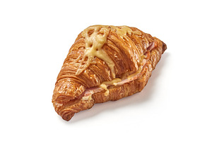 Homemade delicious cut croissant, a Food & Drink Photo by Yaroslav Danylchenko