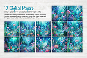 Underwater Garden, a Background Graphic by Curve Design (Thumbnail 5 of 7)