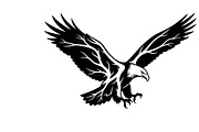 Powerful eagle flying wall art desig, an Illustration by Amazin_art (Thumbnail 21 of 31)