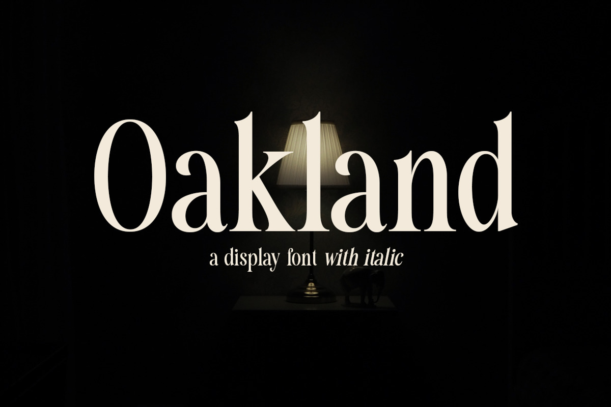 Oakland, a Serif Font by InkwellTypeCo (Photo 1 of 10)