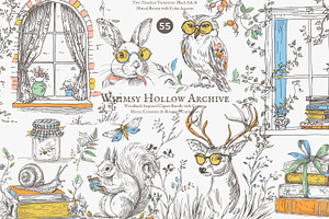 vintage illustration cottagecore set, a Decorative Illustration by Patishop Art
