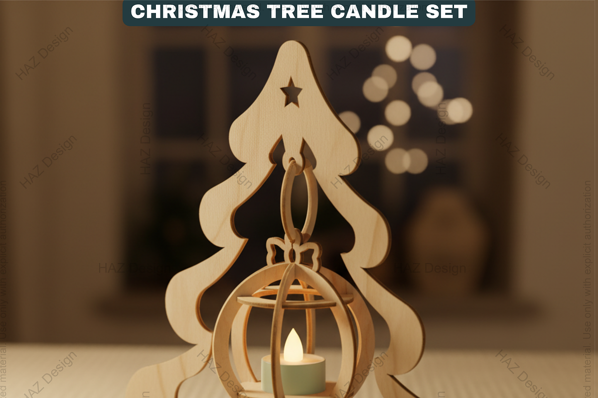Christmas Tree Candle Holder Ornamen, a Templates & Theme by AtacanDigital (Photo 22 of 26)
