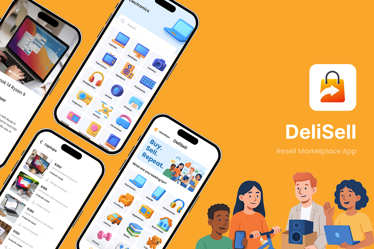 Reselling marketplace App | DeliSell
