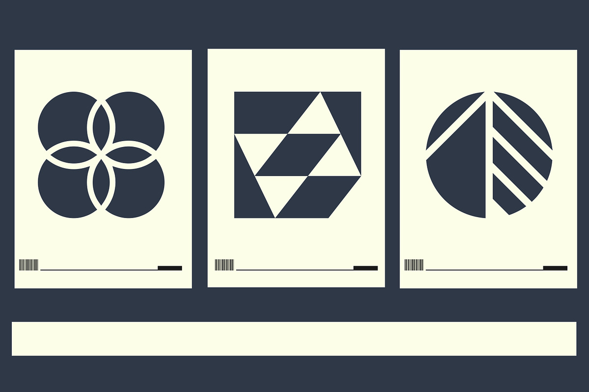 Geometric Logo Template Vol 6, a Solid Icon by Tekuni (Photo 9 of 10)