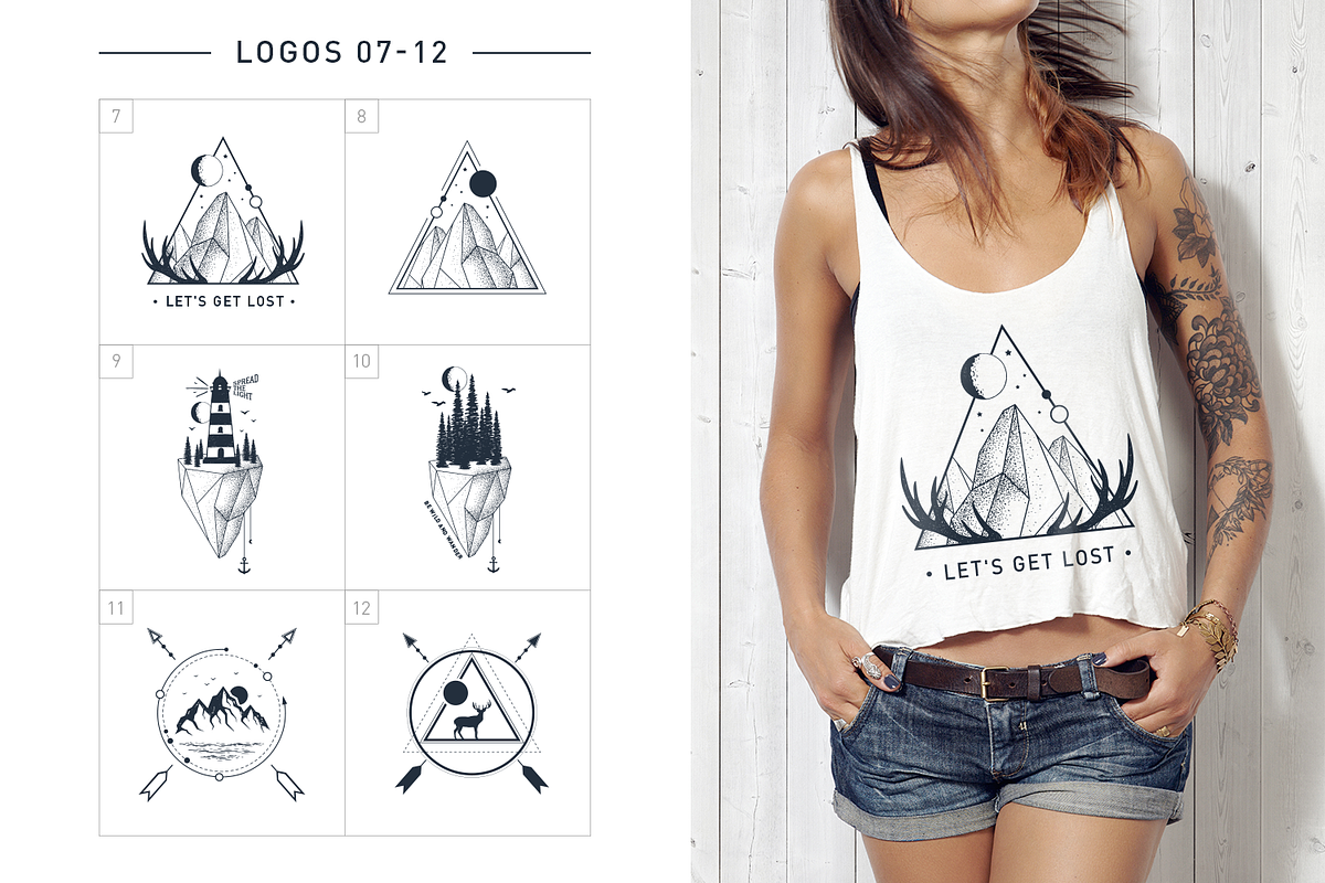 Nordicus. 60 Creative Logos, an Illustration by Cosmic Store (Photo 7 of 15)