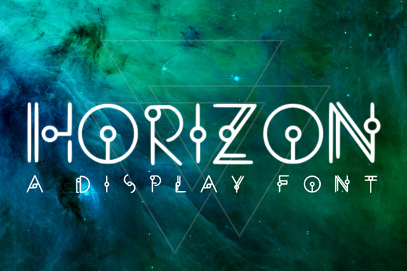HORIZON - A Display Font preview 6