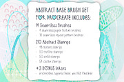Abstract Base Procreate Brush Set, a Brush Add-On by cugypress (Thumbnail 2 of 10)