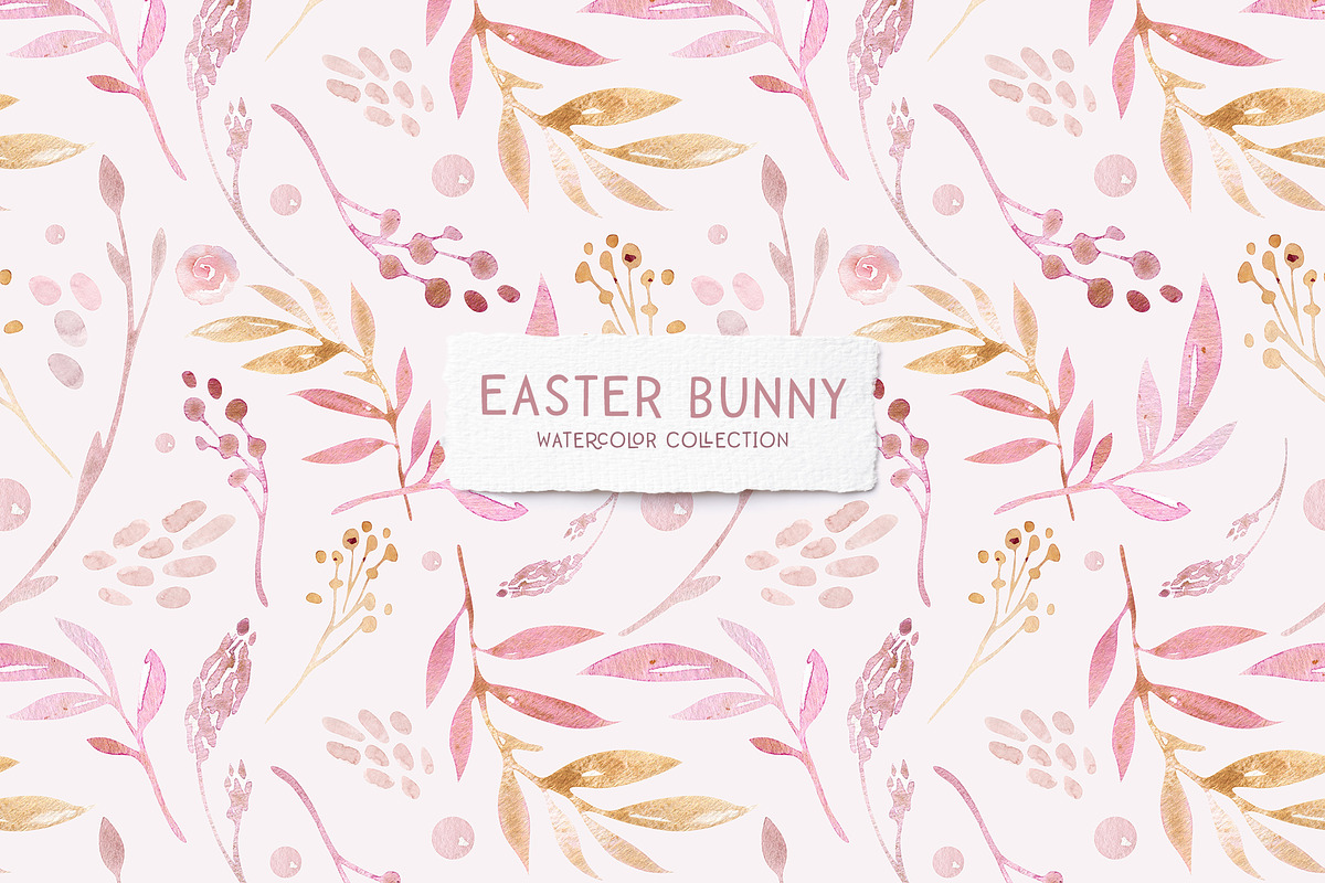 Easter bunny watercor collection, an Animal Illustration by Peace ART (Photo 10 of 13)