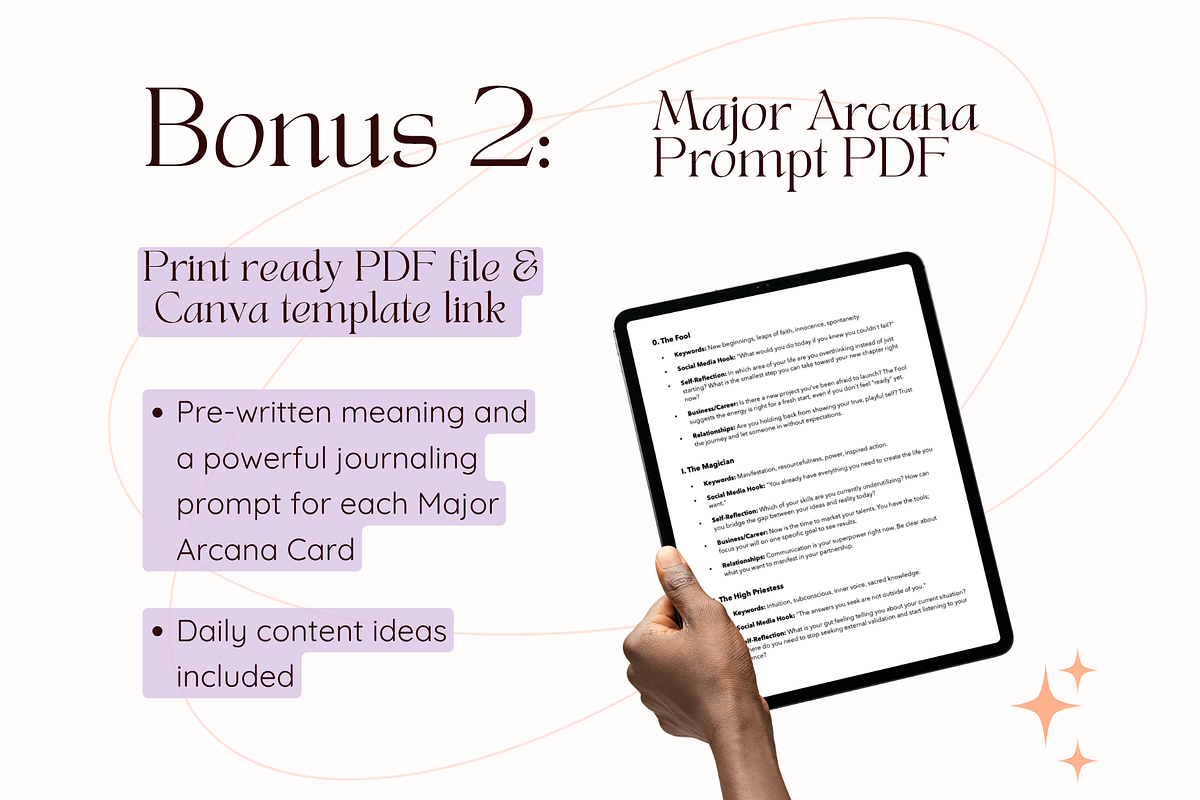 Tarot Reader Social Media Kit BUNDLE, a Social Media Template by Mochi Atelier (Photo 9 of 12)