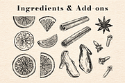 Drinks & Cocktail Menu Illustrations, a Food Illustration by Yevheniia (Thumbnail 9 of 14)