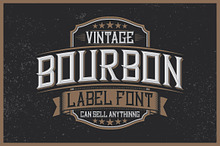 Bourbon Label typeface