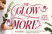 Glow More Typeface