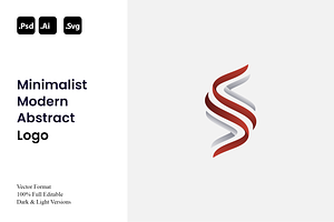 Minimalist Modern Abstract Logo, a Branding & Logo Template by Luxury Logos