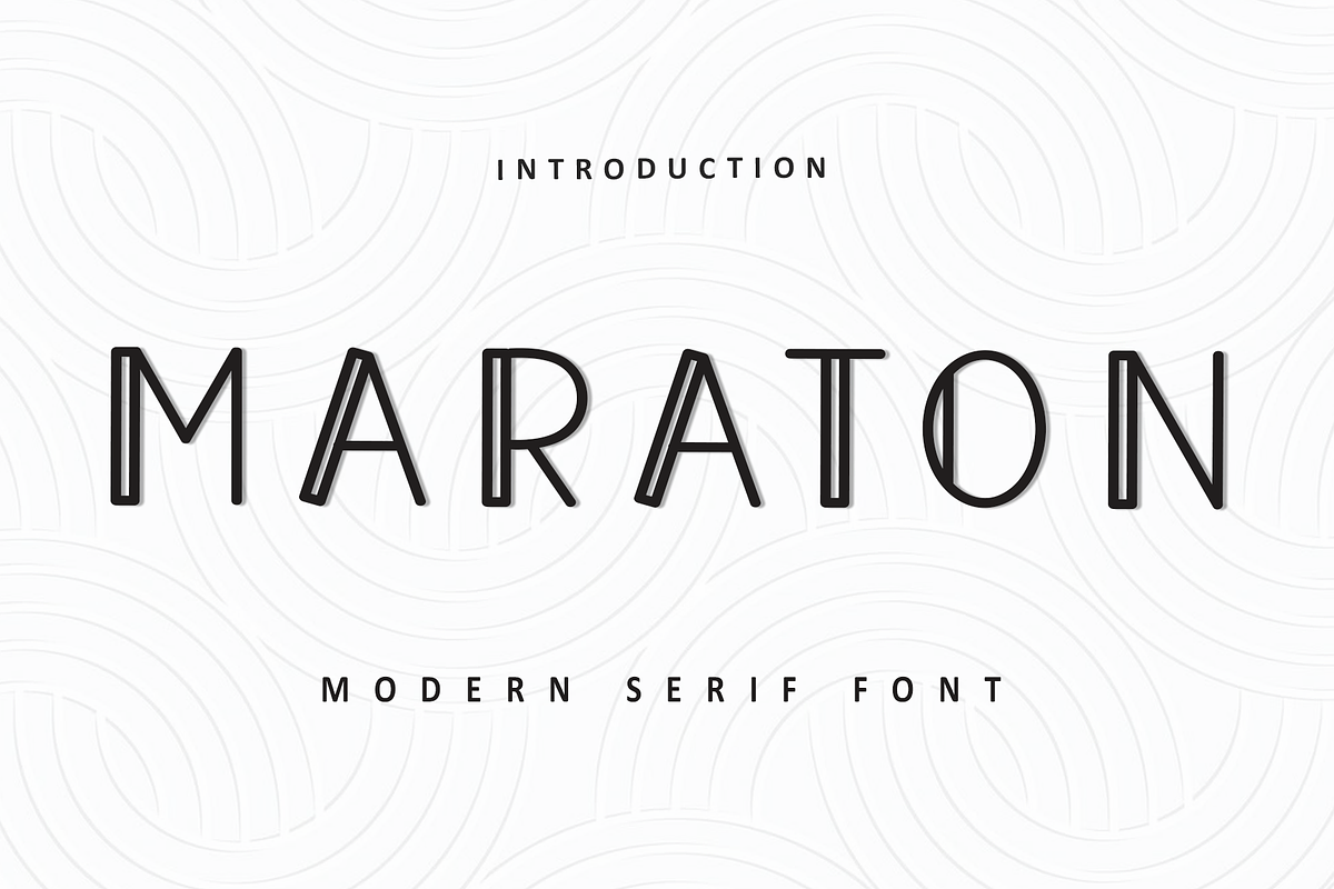 Maraton, a Sans Serif Font by FreshTypeINK (Photo 1 of 8)