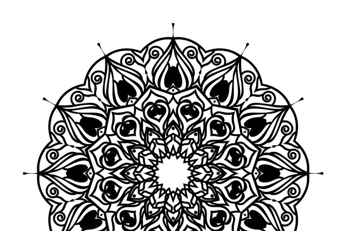 26 mandala vector background design, a Pattern Graphic by NJ Himel (Photo 26 of 27)