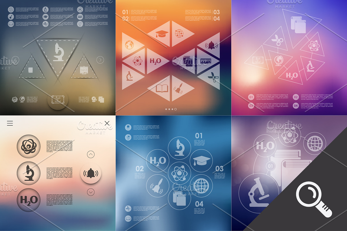 90 EDUCATION INFOGRAPHICS Collection, a Presentation Template by Palau (Photo 4 of 5)