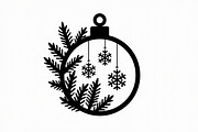 Christmas Ornament Laser Cut Bundle, a Graphic by Creativeshirt (Thumbnail 7 of 16)
