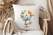 Whimsical Funny Easter Bird Clipart, an Illustration by OK Design (Thumbnail 6 of 6)