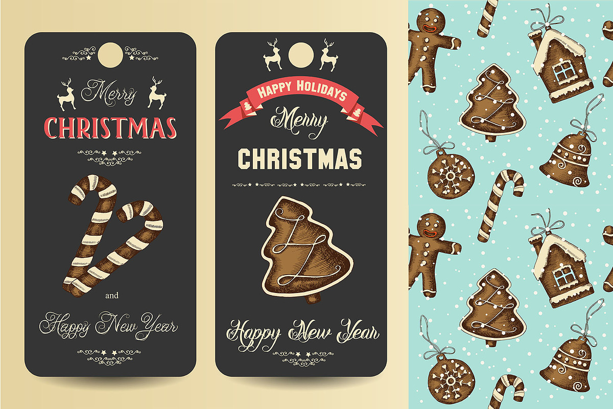 Vector Christmas collection, an Illustration by Tabiti (Photo 6 of 10)