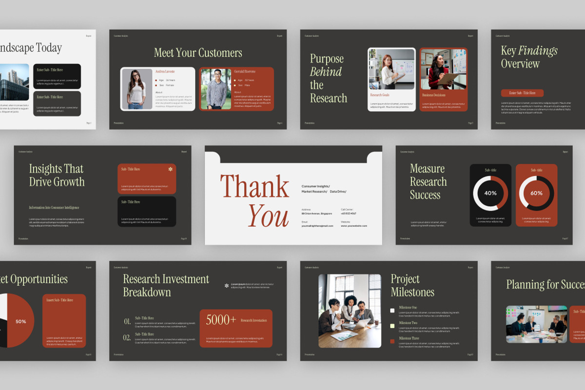 Consumer Analysis Report Keynote, a Presentation Template by Loin Studio (Photo 4 of 4)