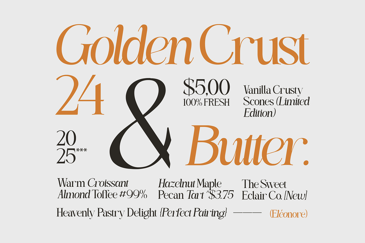 Eléonore – Serif Font for Branding, a Serif Font by Inviline.co (Photo 13 of 15)