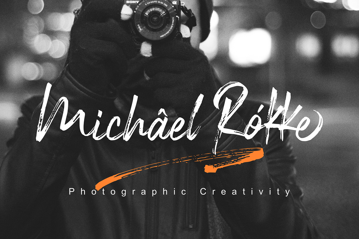 Black Vosten - Brush Font preview 5