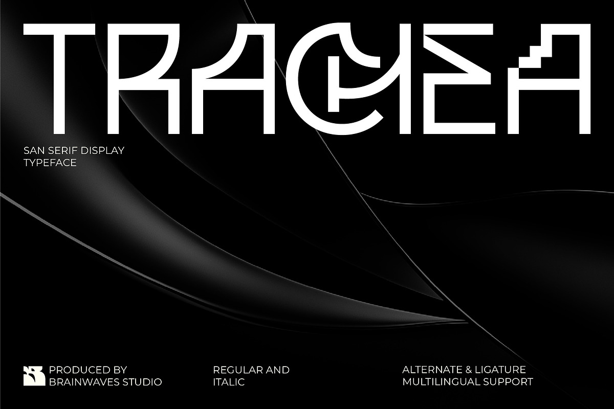 Trachea - Sans Serif Display Font, a Sans Serif Font by Brainwaves.Studio (Photo 1 of 9)