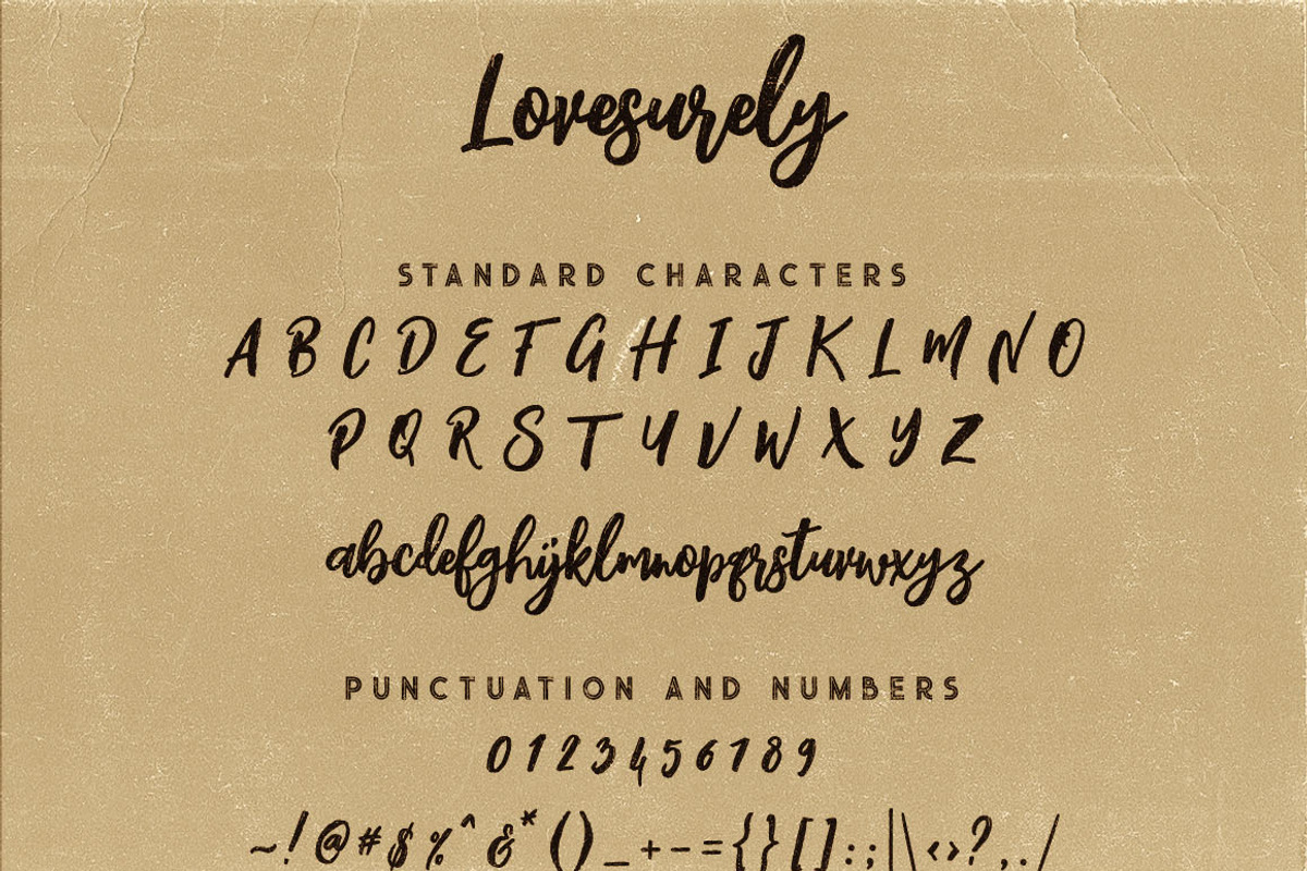 Lovesurely Font Duo preview 7
